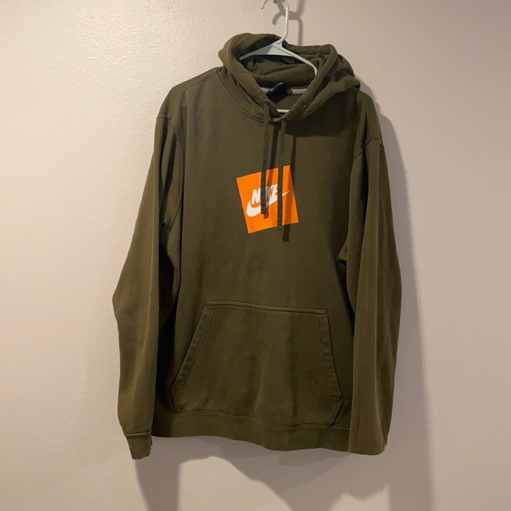 Olive Green Nike Hoodie
